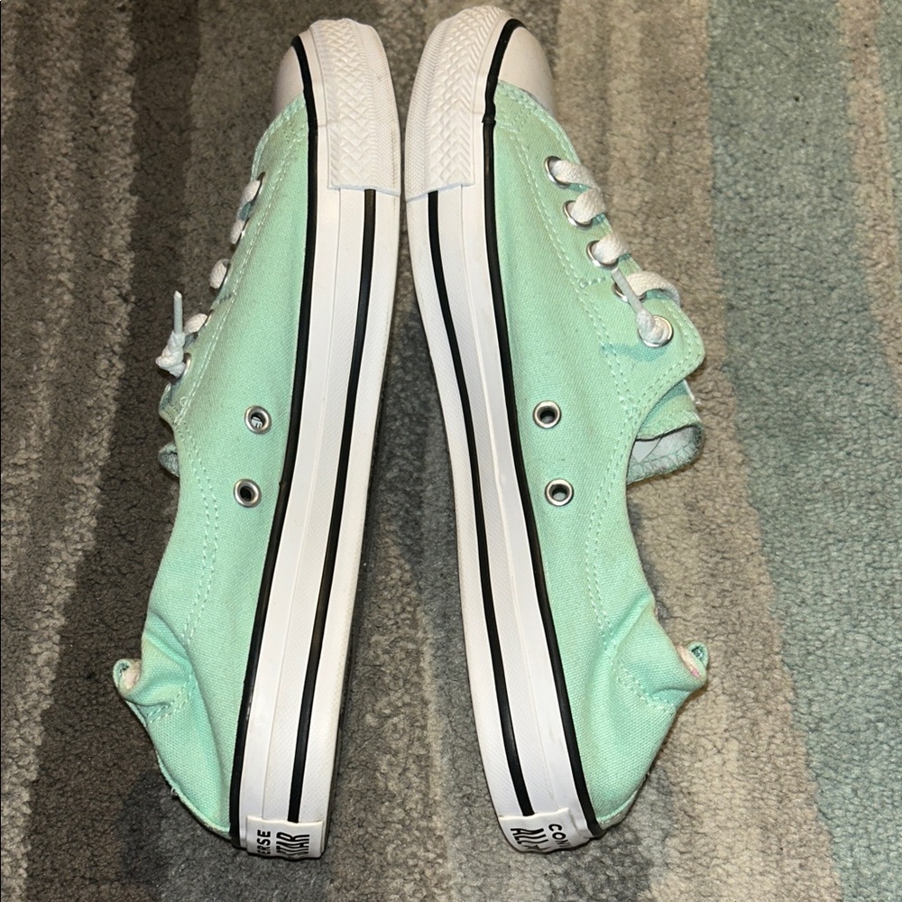Converse All Star Shoreline Light Green Low-Tops - Picture 4 of 7